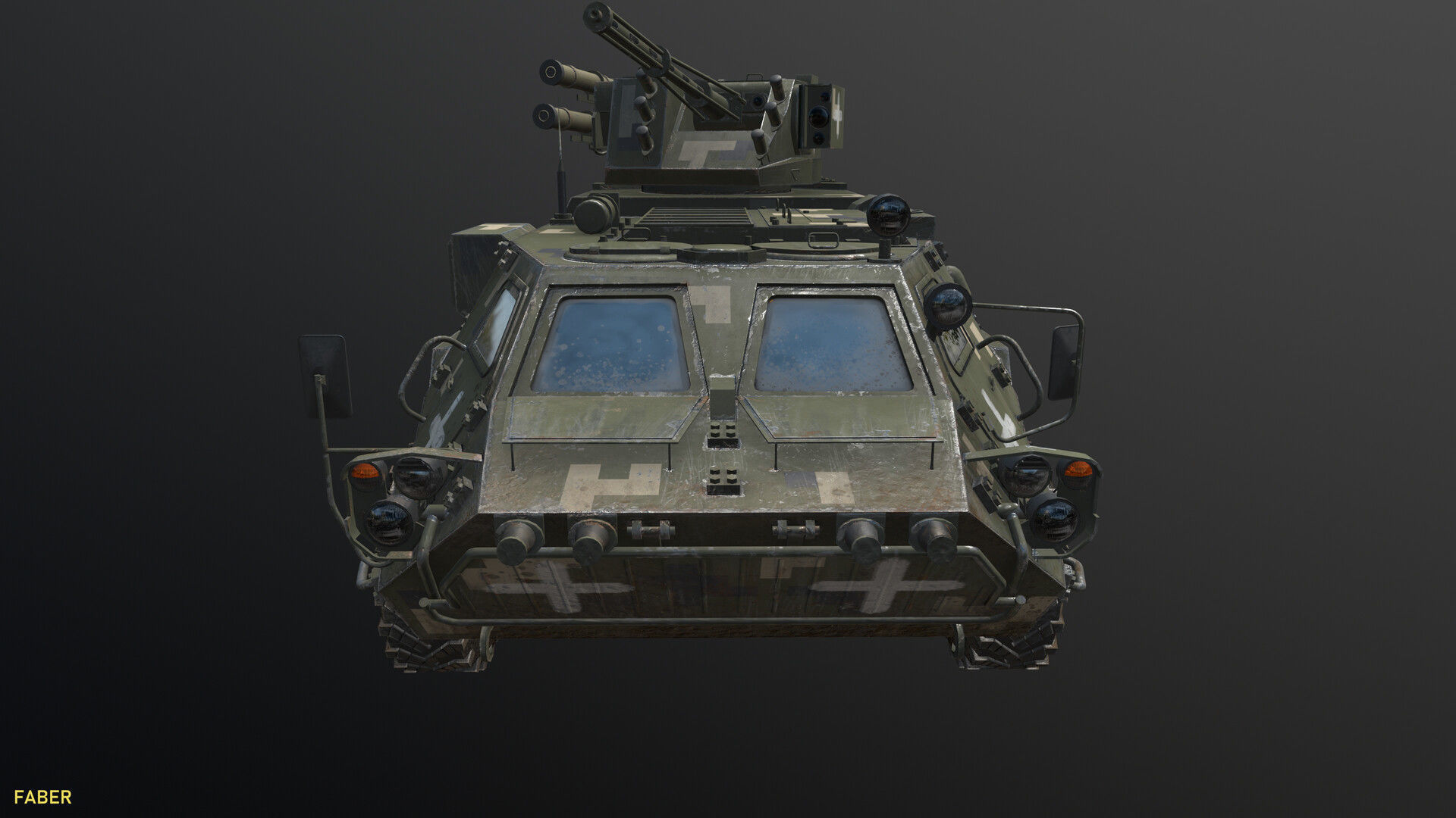 3D BTR-4E model Low-poly 3D model_6