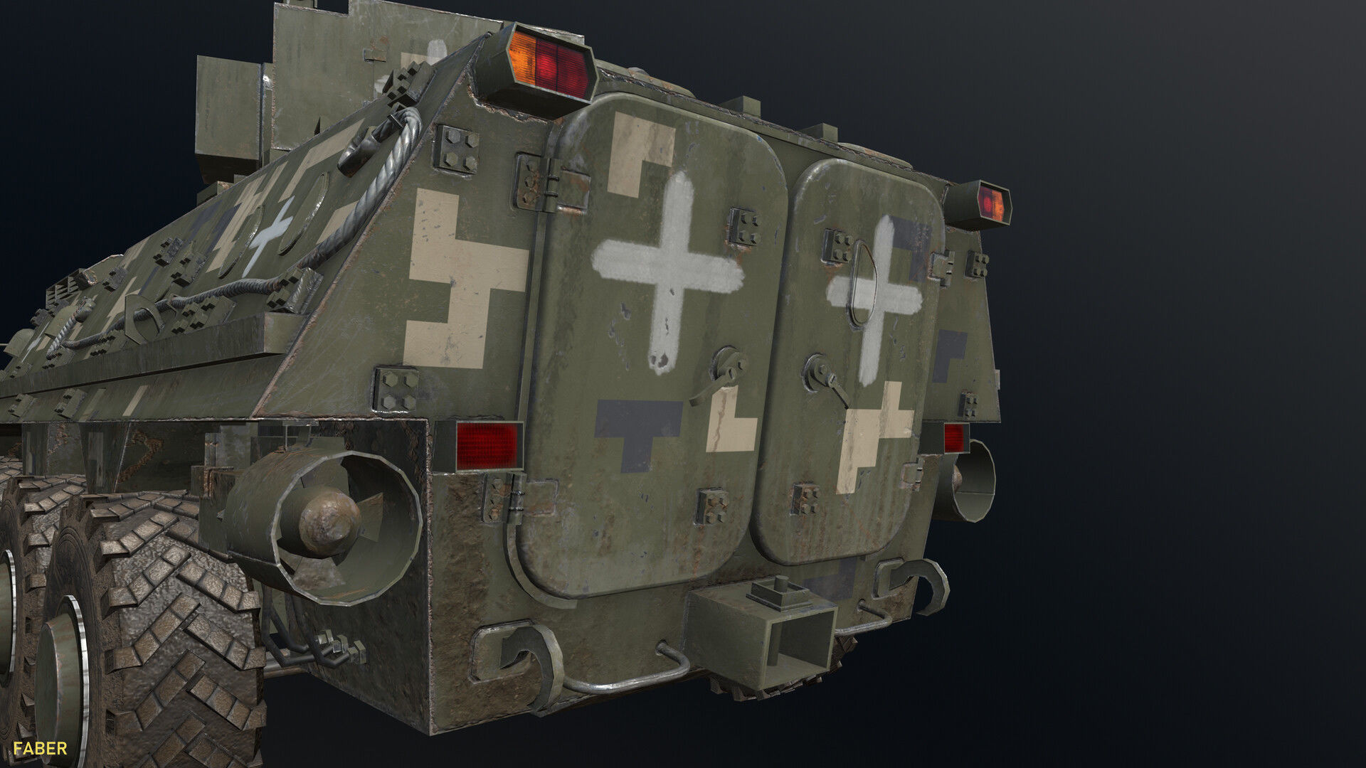 3D BTR-4E model Low-poly 3D model_9