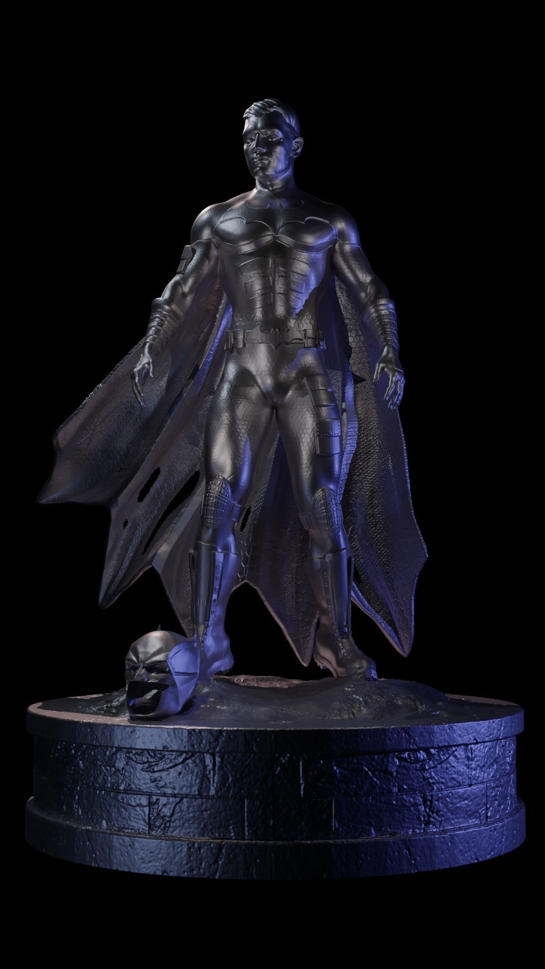 Batman Unmasked 3D printing model 3D print model_1