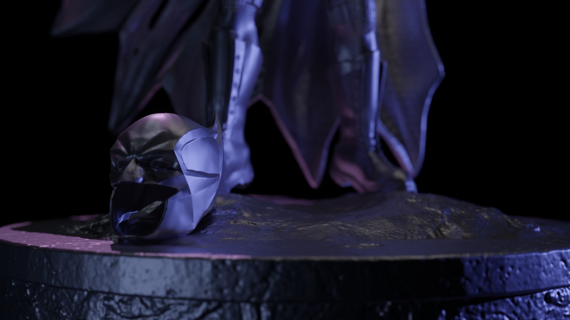 Batman Unmasked 3D printing model 3D print model_2