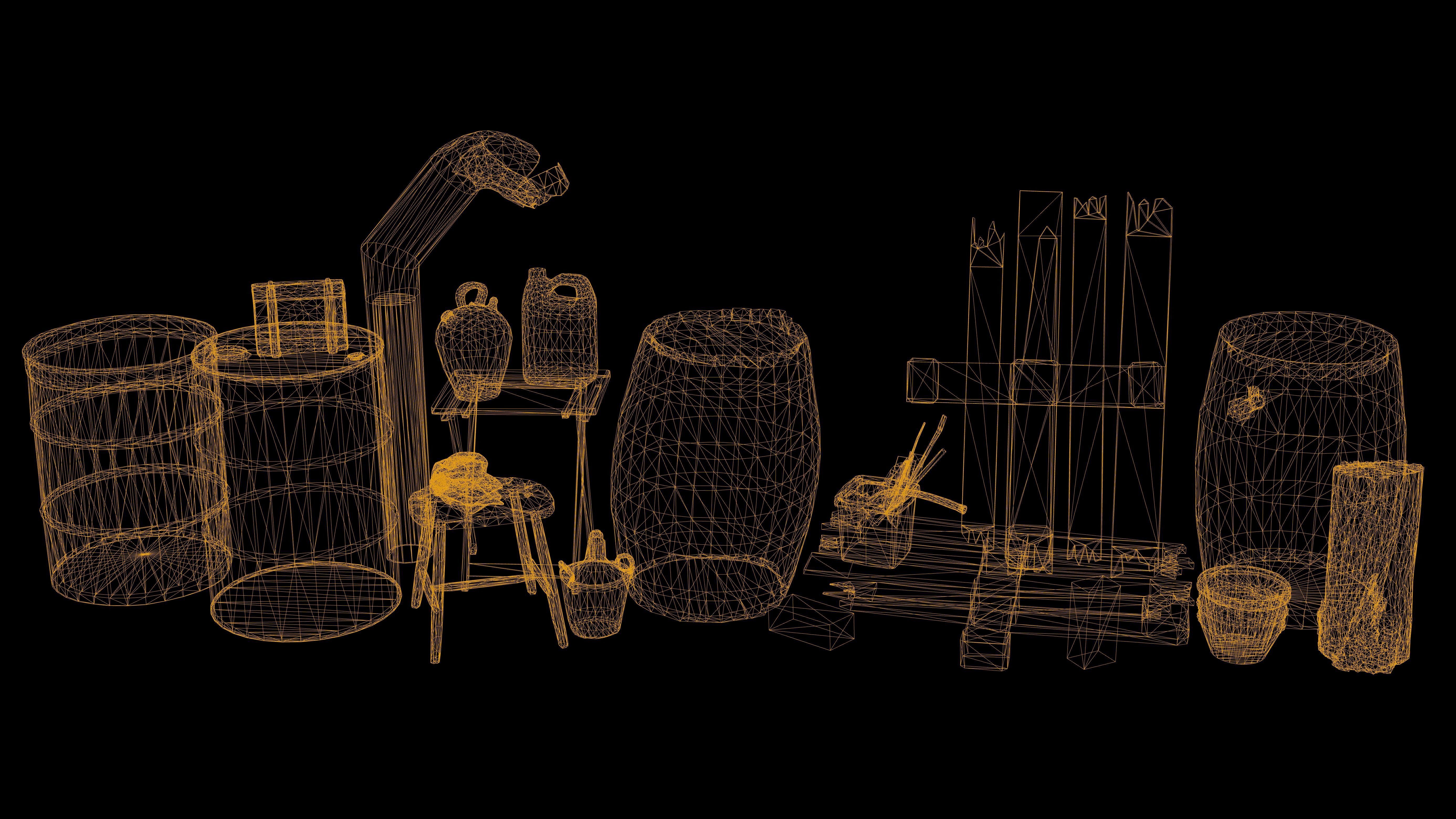 Scanned Props Pack Volume 01 - HeraScans Low-poly 3D model_19