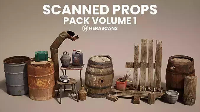 Scanned Props Pack Volume 01 - HeraScans