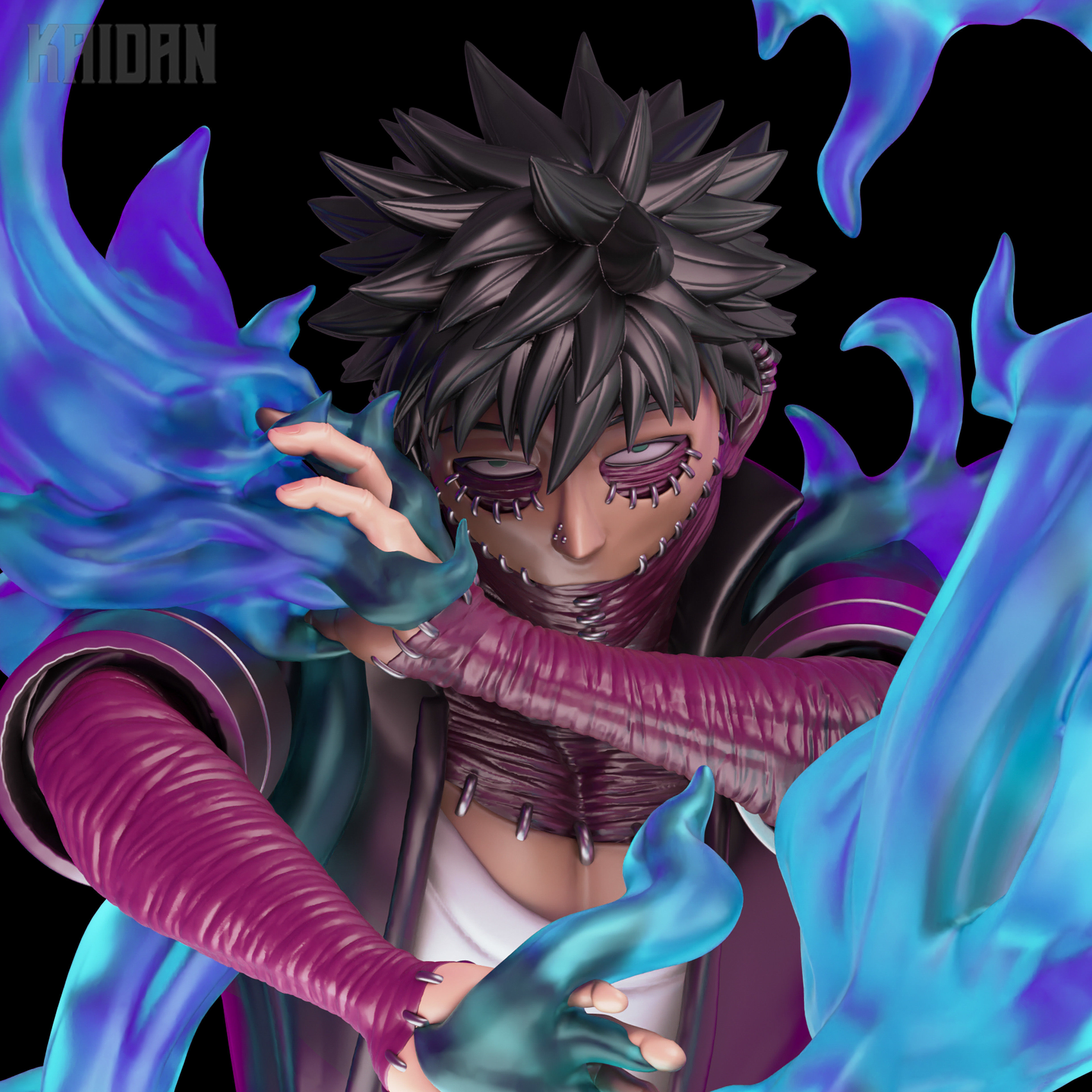 Dabi Bust - STL for 3D printing 3D print model_1