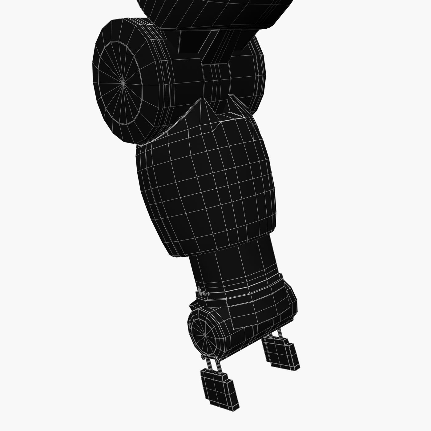 Industrial Baxter Robot 3D Model 3D model_14