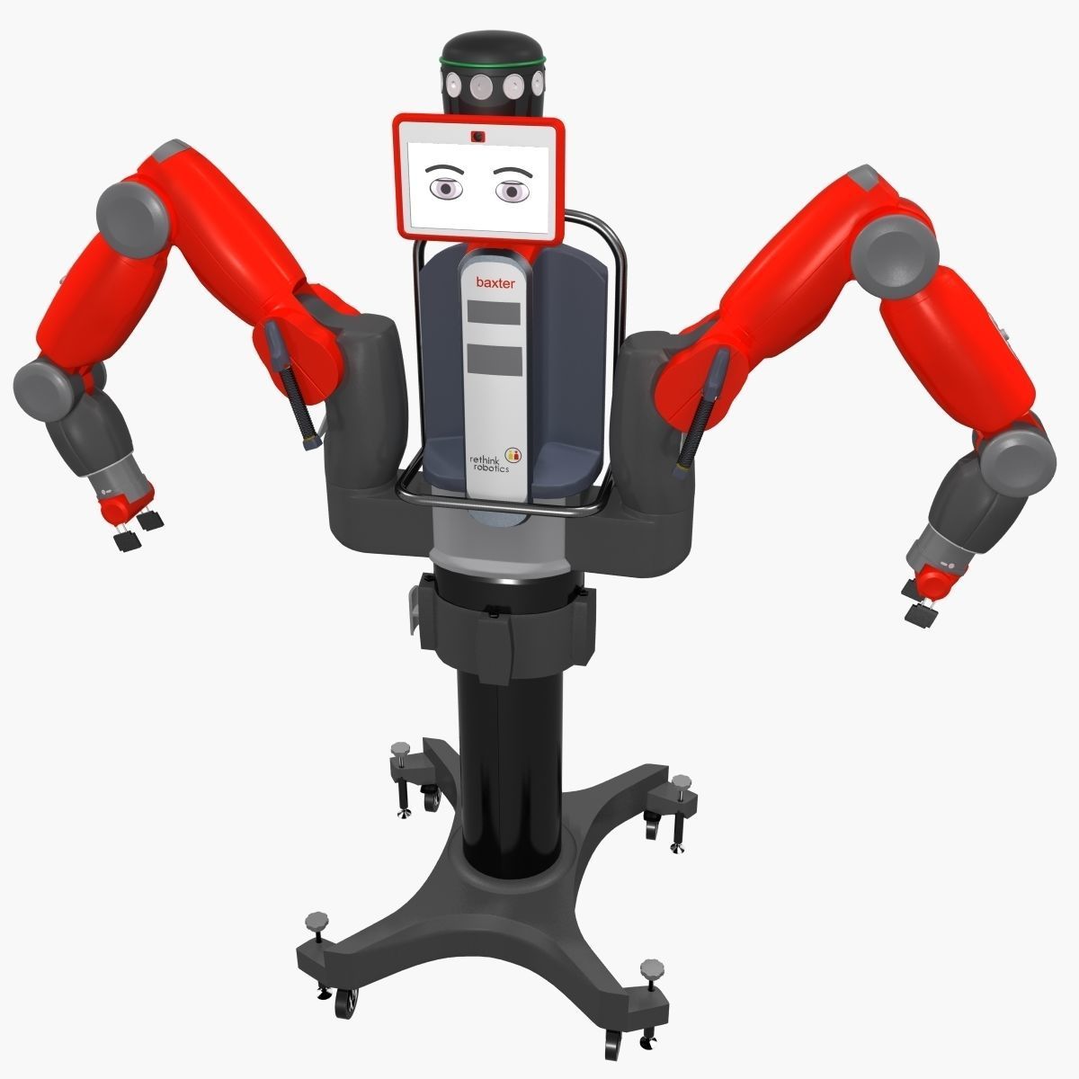 Industrial Baxter Robot 3D Model 3D model_12