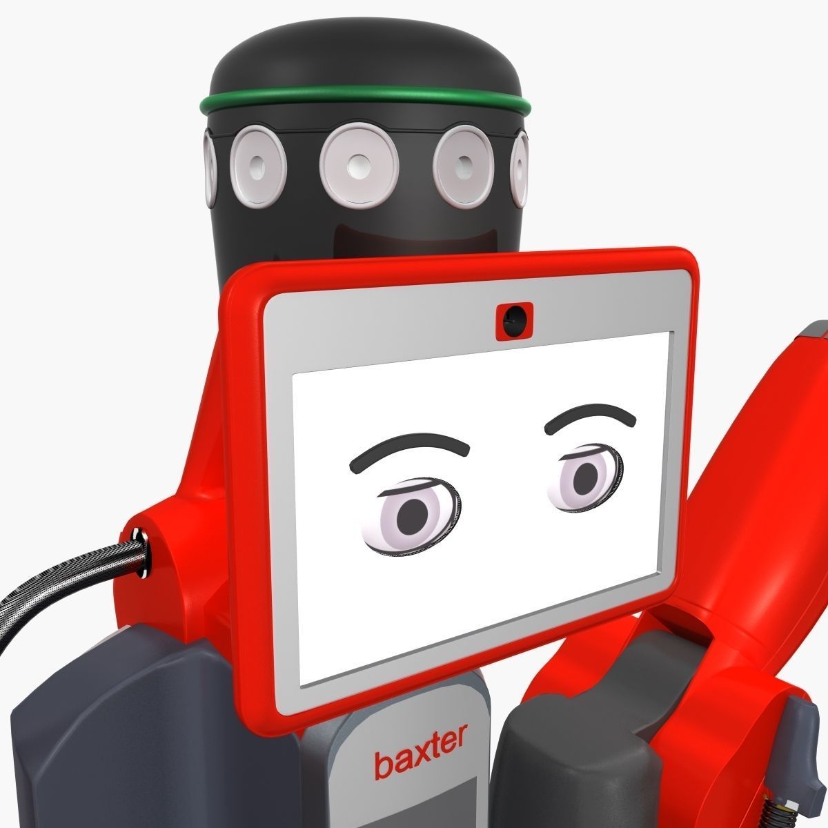 Industrial Baxter Robot 3D Model 3D model_9
