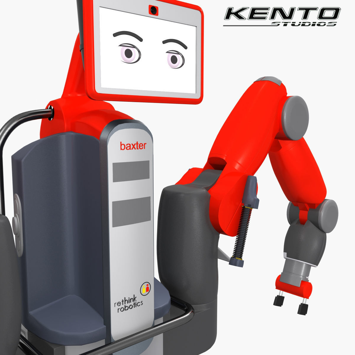 Industrial Baxter Robot 3D Model 3D model_6