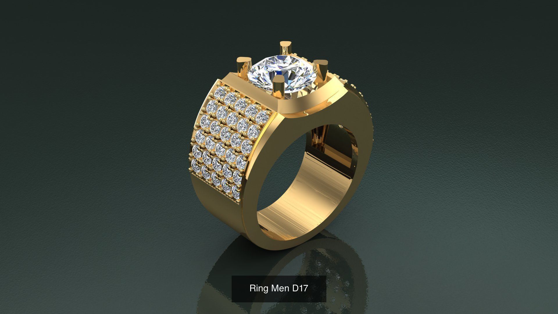 26 Model Ring Men Album 3D Model Collection_10