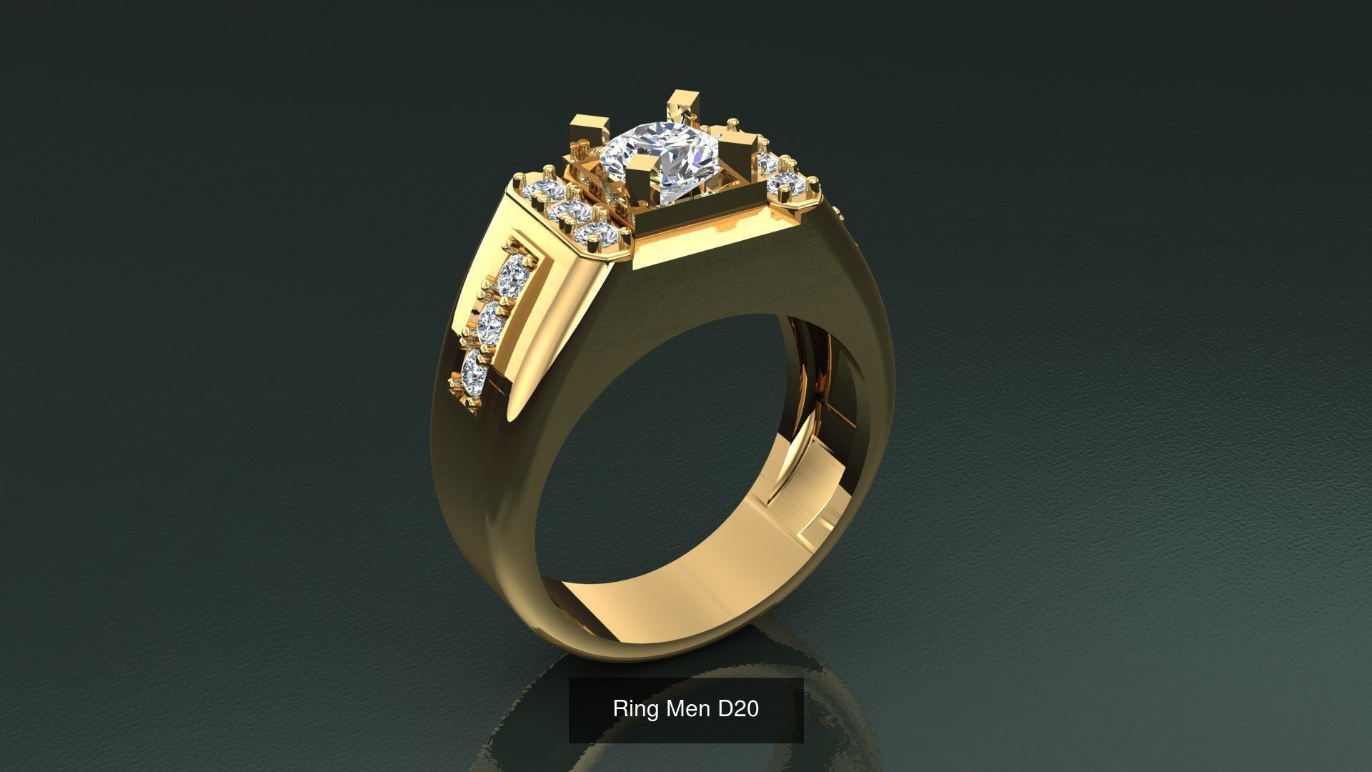 26 Model Ring Men Album 3D Model Collection_13