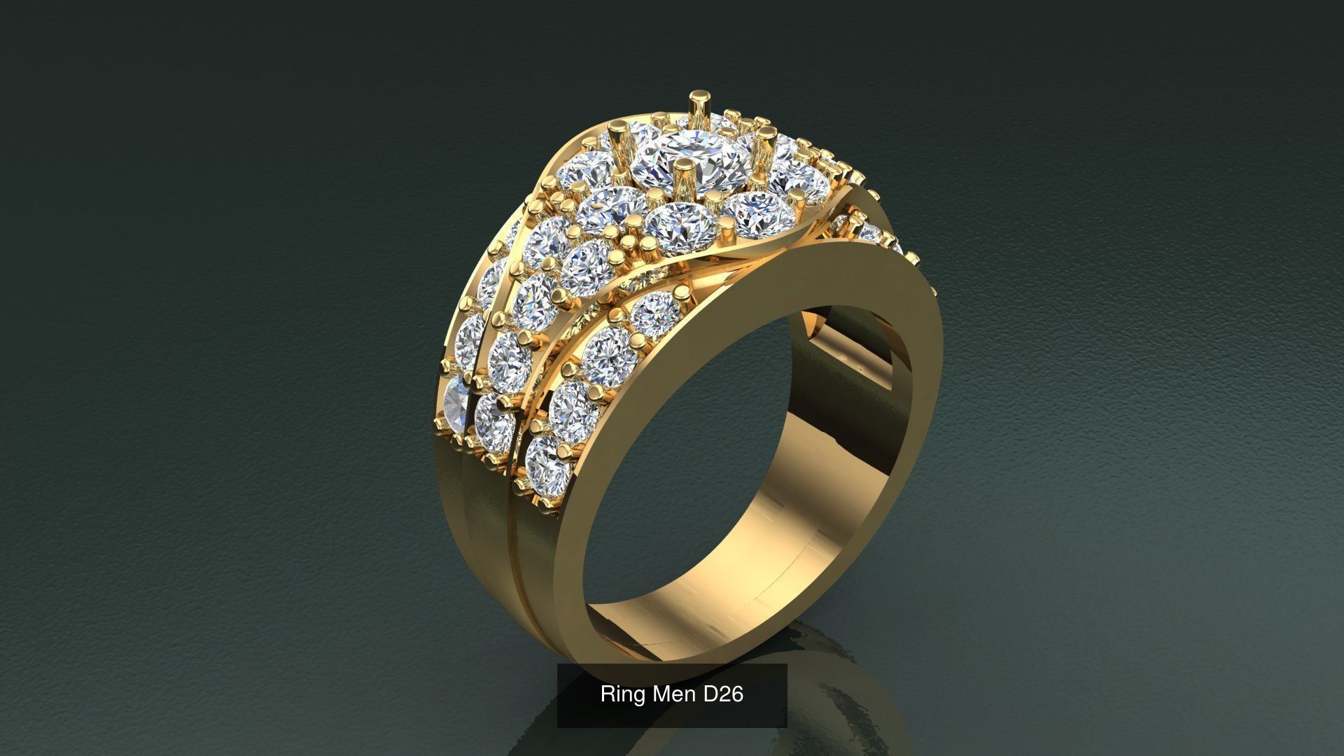 26 Model Ring Men Album 3D Model Collection_19