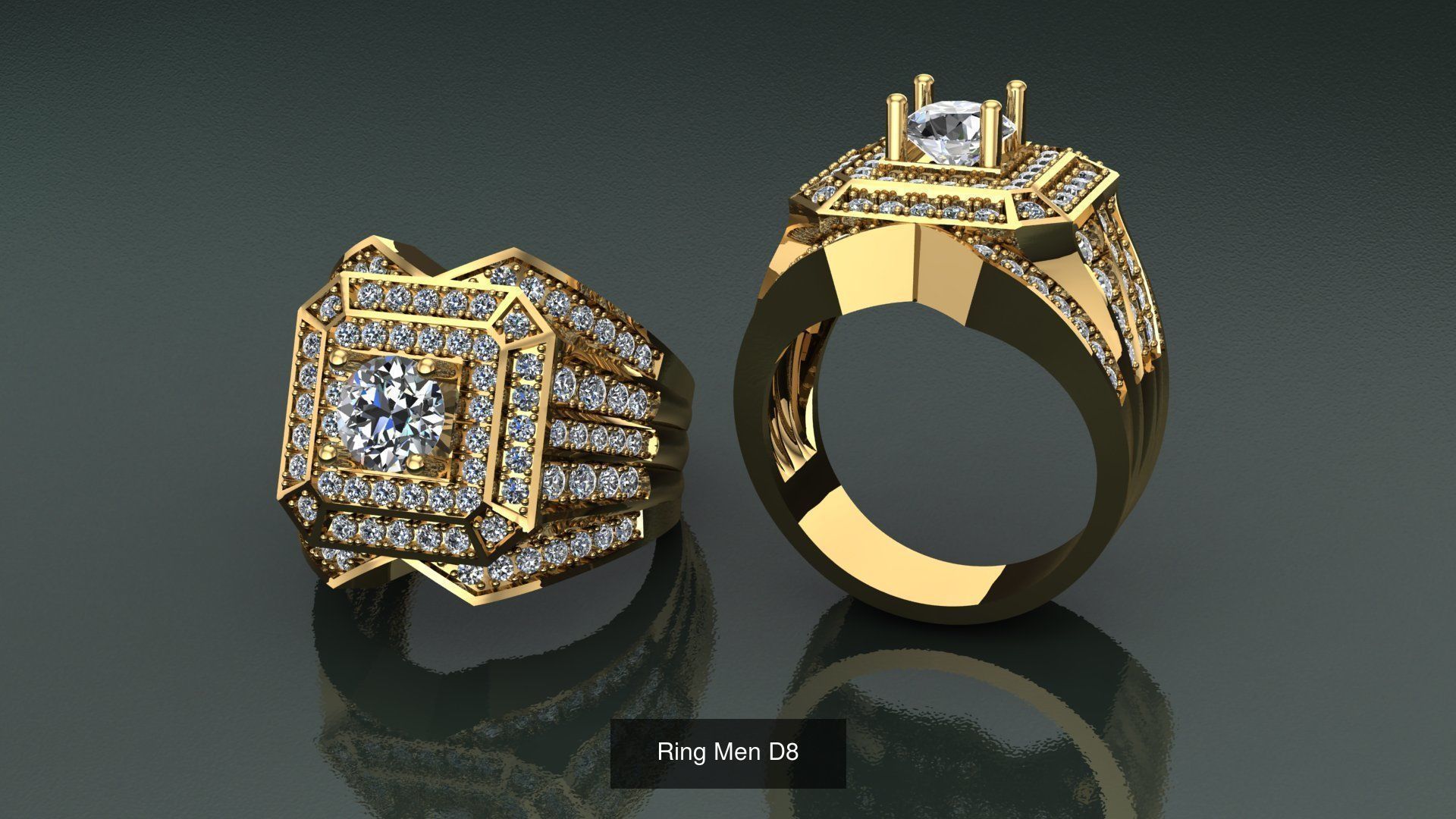 26 Model Ring Men Album 3D Model Collection_1