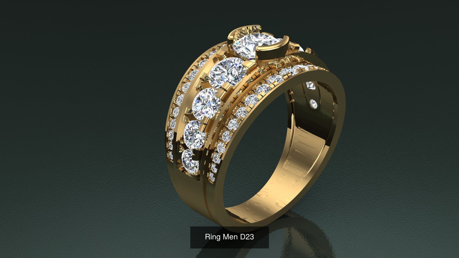 26 Model Ring Men Album 3D Model Collection_16