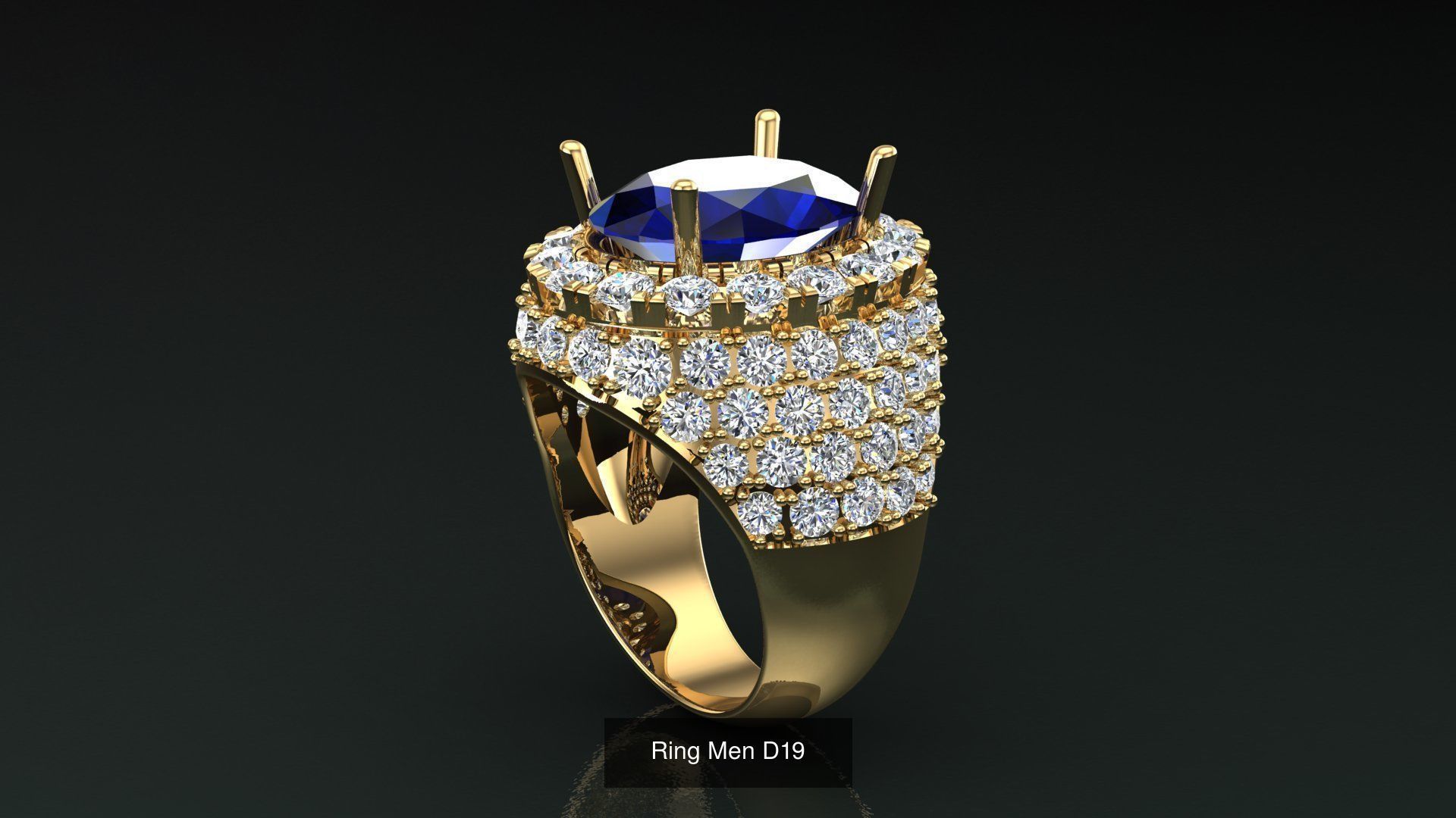 26 Model Ring Men Album 3D Model Collection_12