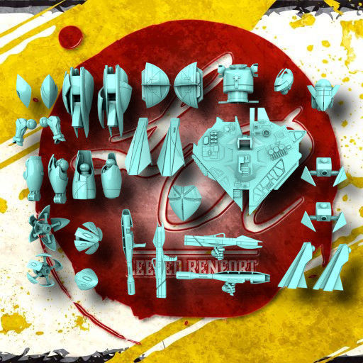 Heavy Turn Battlesuit  3D print model_6