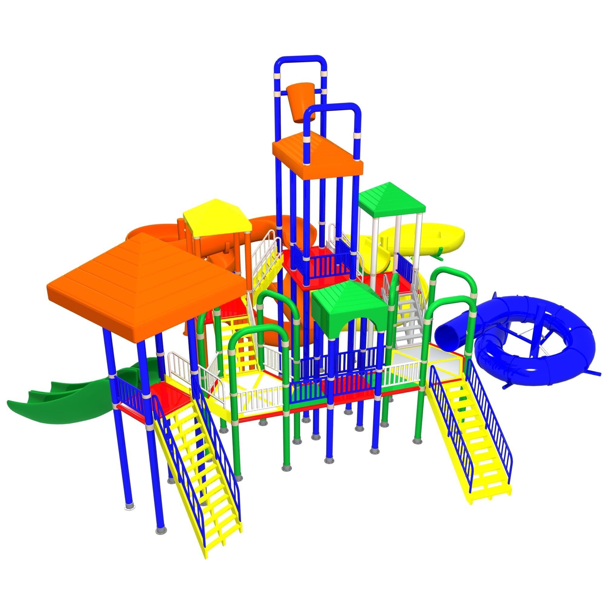 Big Toys Playground 3D Model 3D model_11