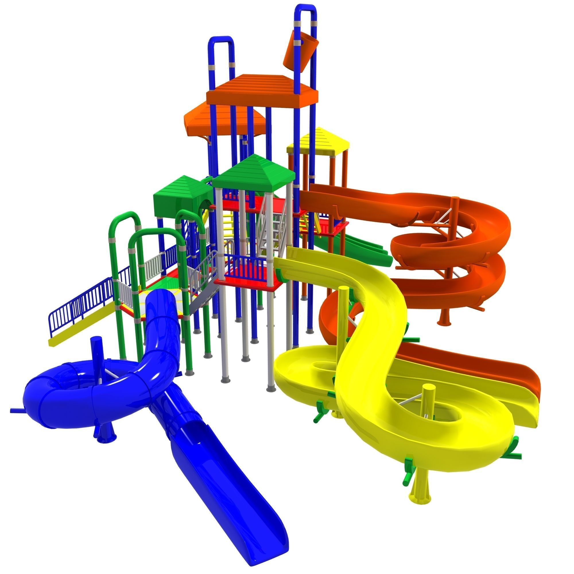 Big Toys Playground 3D Model 3D model_5