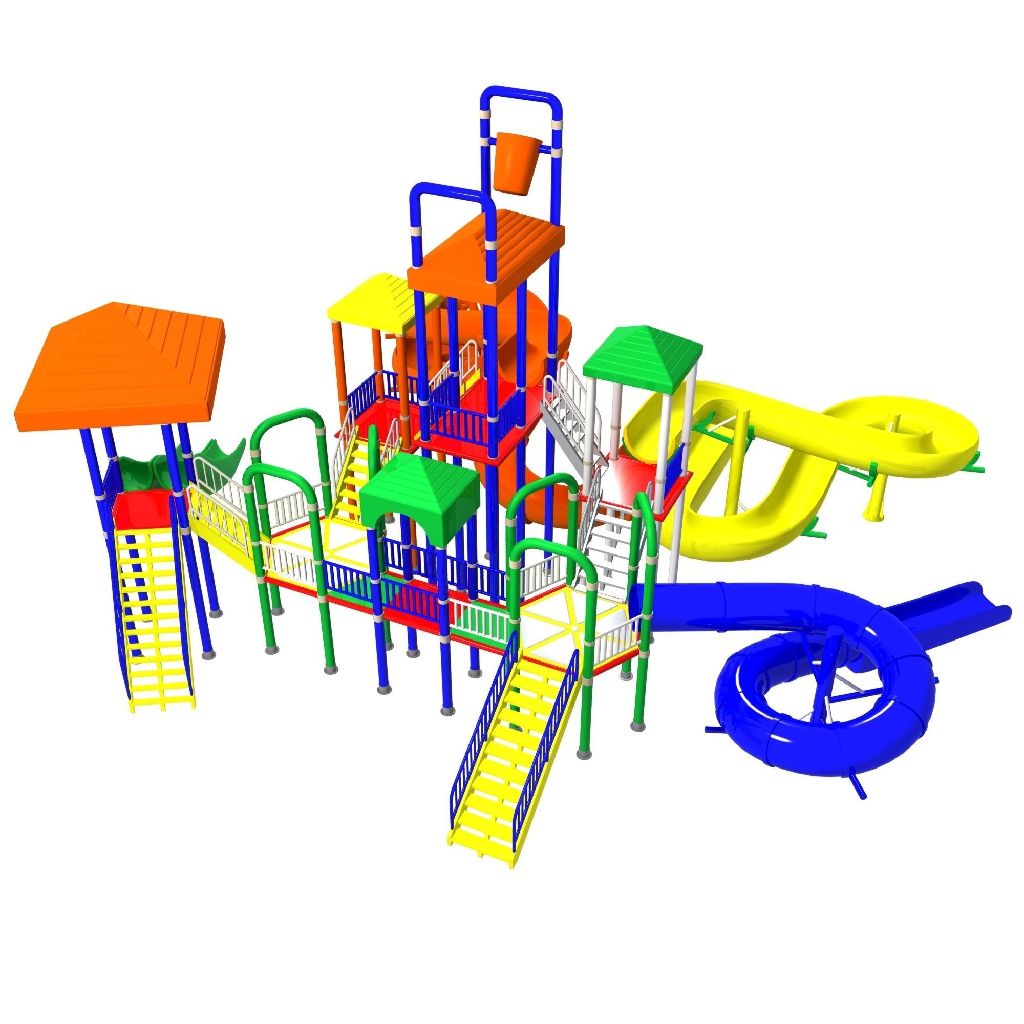 Big Toys Playground 3D Model 3D model_12