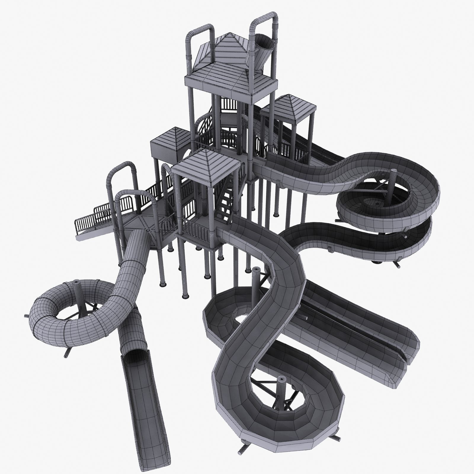 Big Toys Playground 3D Model 3D model_16
