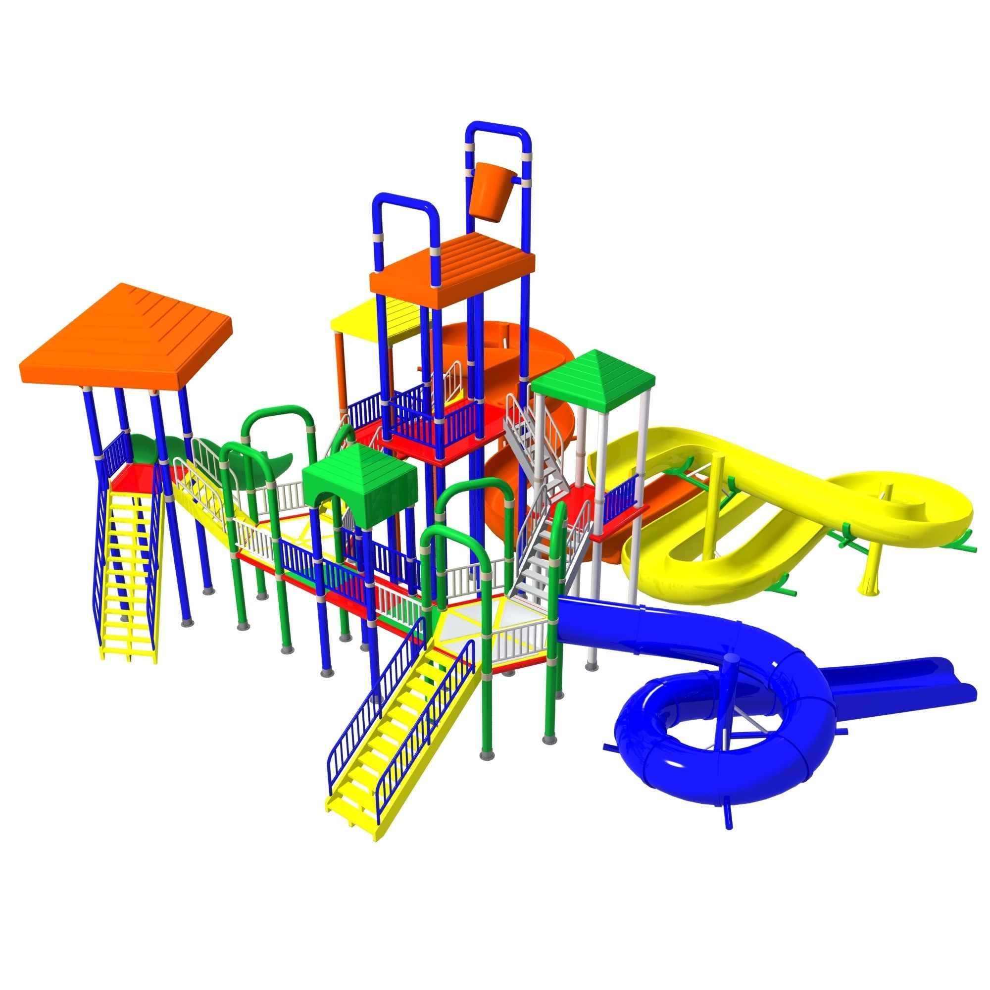 Big Toys Playground 3D Model 3D model_6
