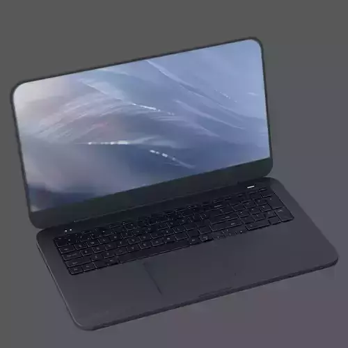 Laptop Low-poly 3D model