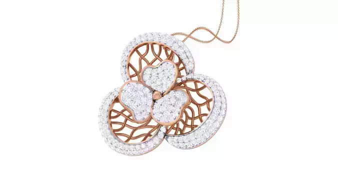 Ultra Vision High Jewelry Diamond Pendant Necklace renders 