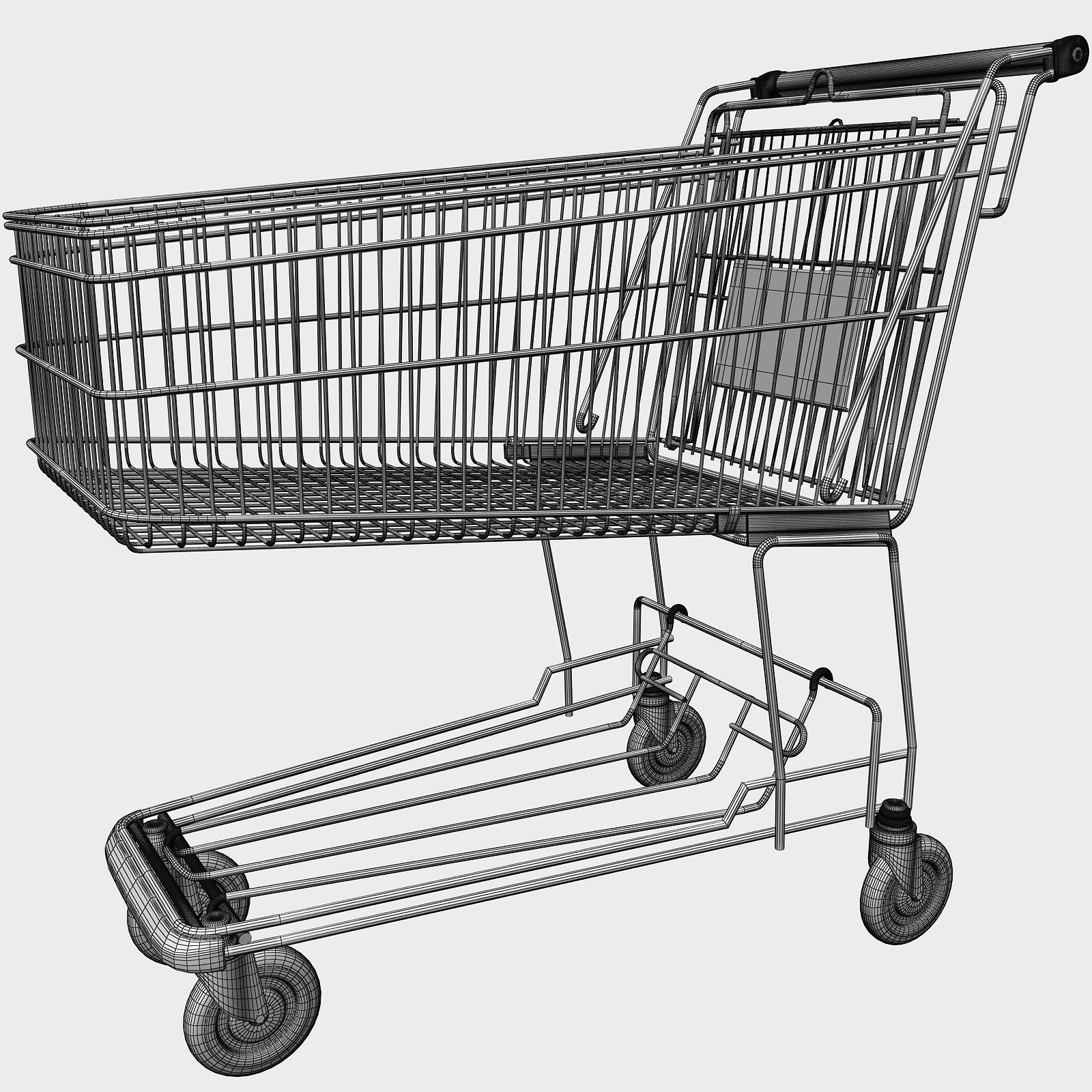 Shopping cart 3D Model 3D model_10