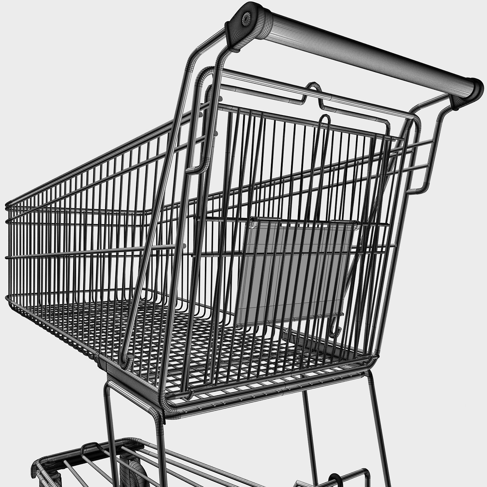 Shopping cart 3D Model 3D model_9