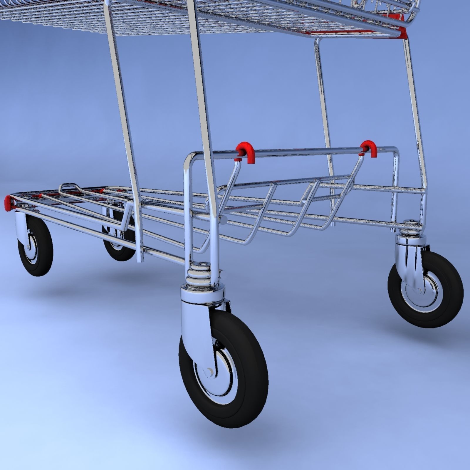 Shopping cart 3D Model 3D model_2