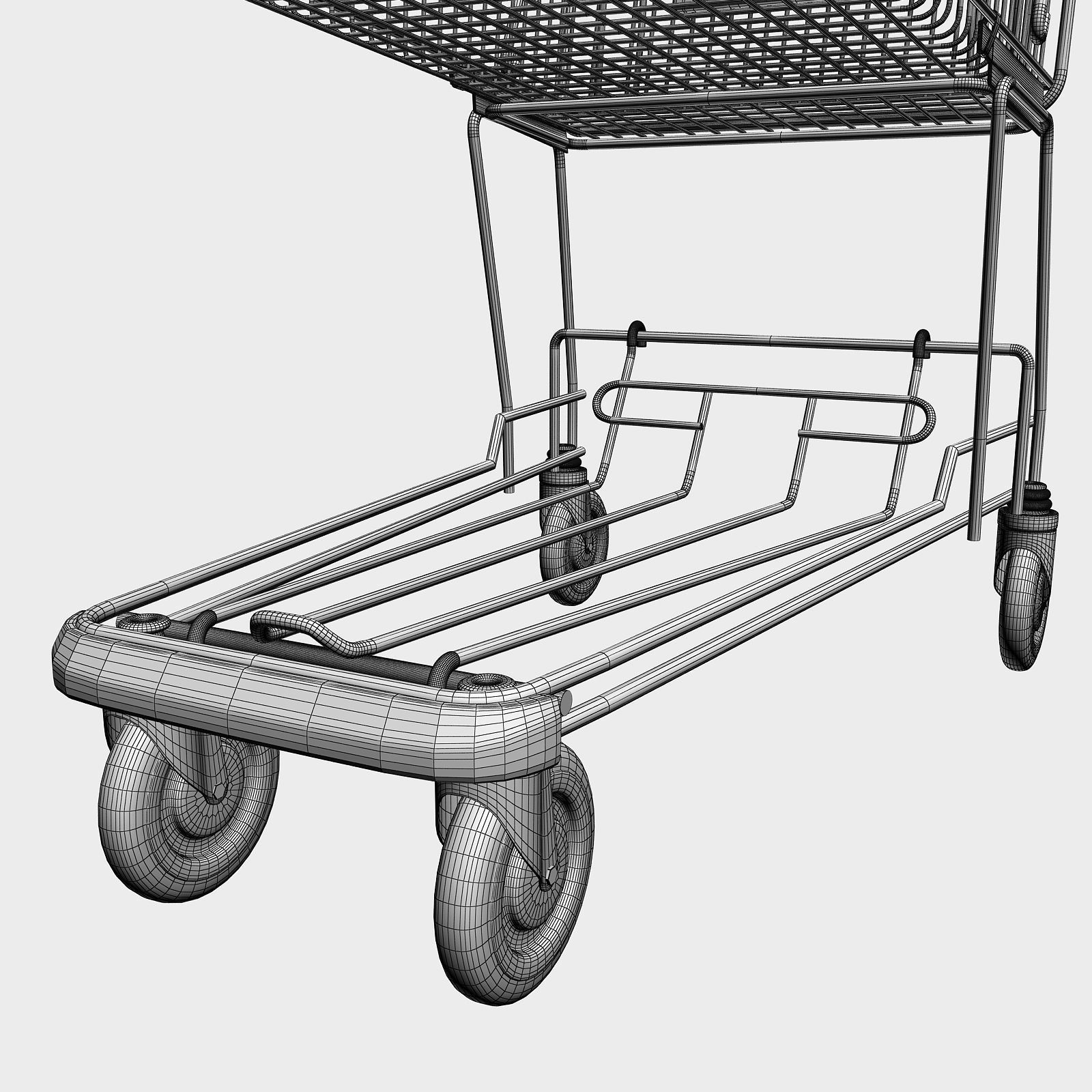 Shopping cart 3D Model 3D model_6