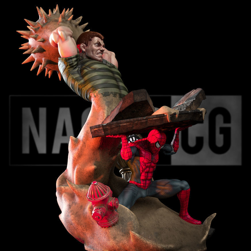 Fan Art Spiderman - Enter Sandman 3D print model_5