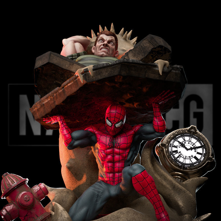 Fan Art Spiderman - Enter Sandman 3D print model_4