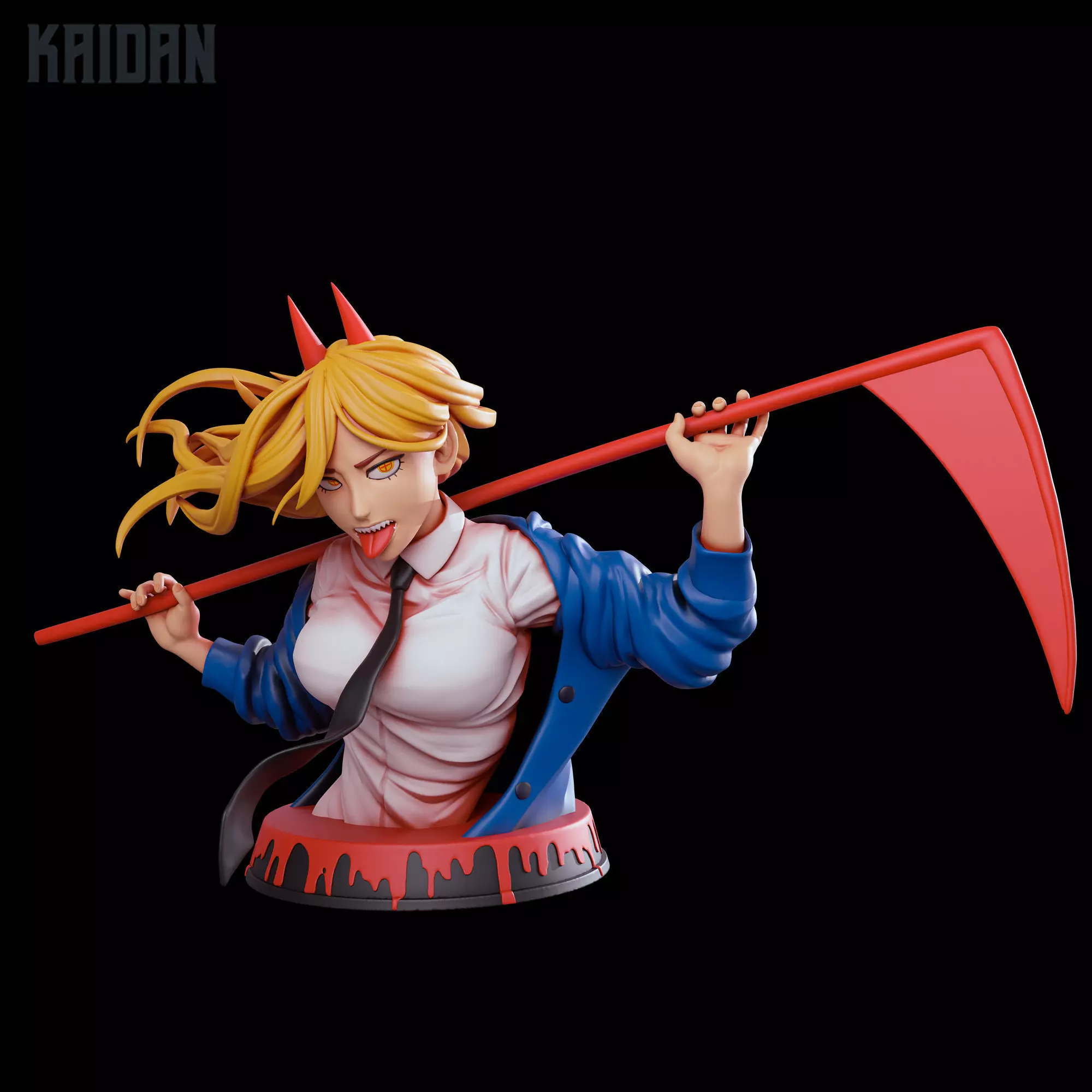 Power Bust from CHAINSAW MAN - STL ready for 3D printing 3D print model