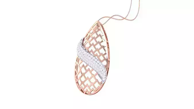 Ultra Vision High Jewelry Diamond Pendant Necklace renders
