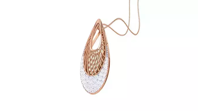 Ultra Vision High Jewelry Diamond Pendant Necklace renders