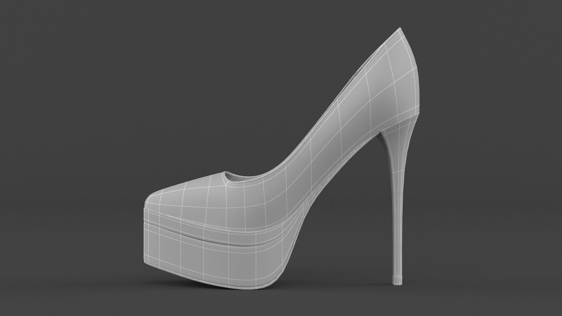 Women Shoes 3D model_8