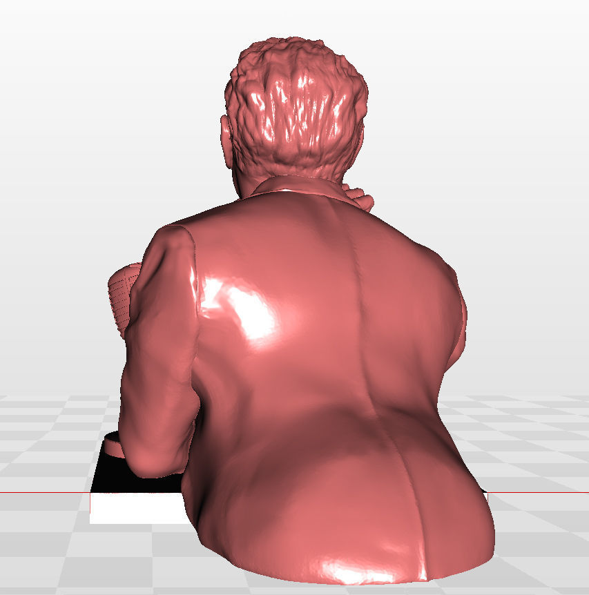 Groucho Marx 1950s bust 3D print model_6