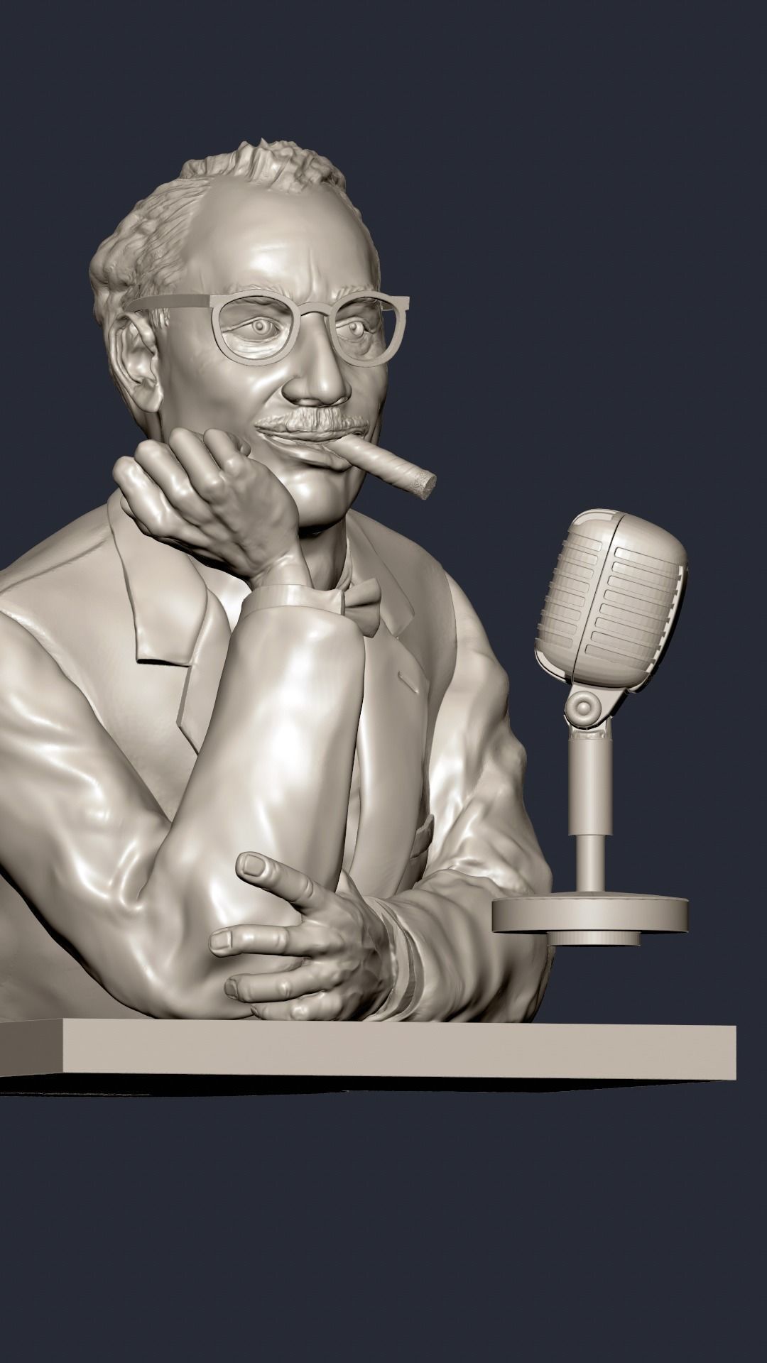 Groucho Marx 1950s bust 3D print model_2