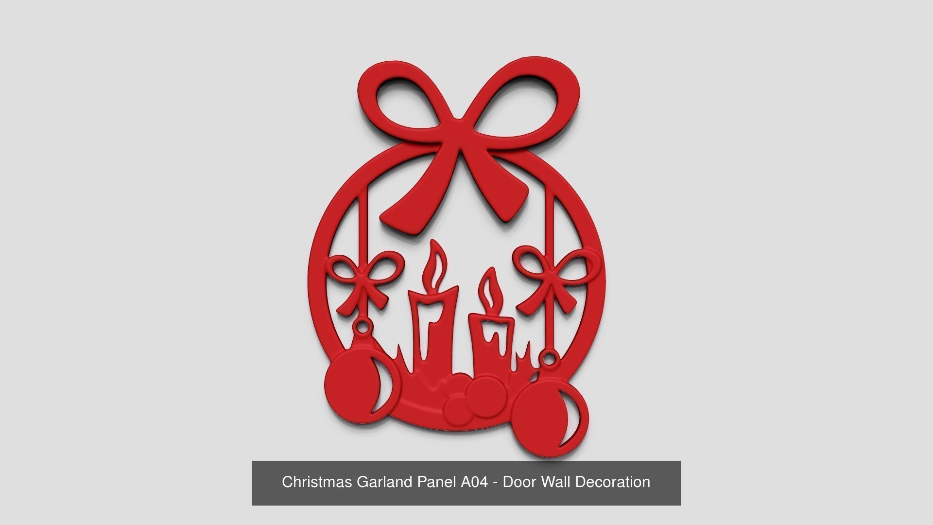 06 Christmas Garlands Panel Collection - Door Decoration _4