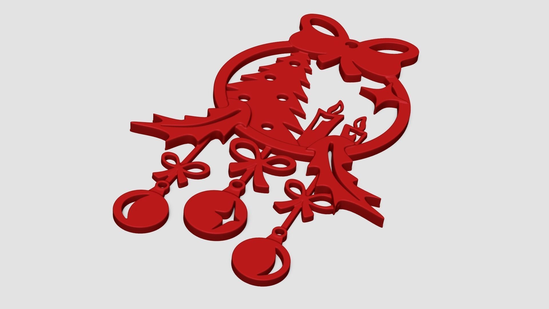 06 Christmas Garlands Panel Collection - Door Decoration _17