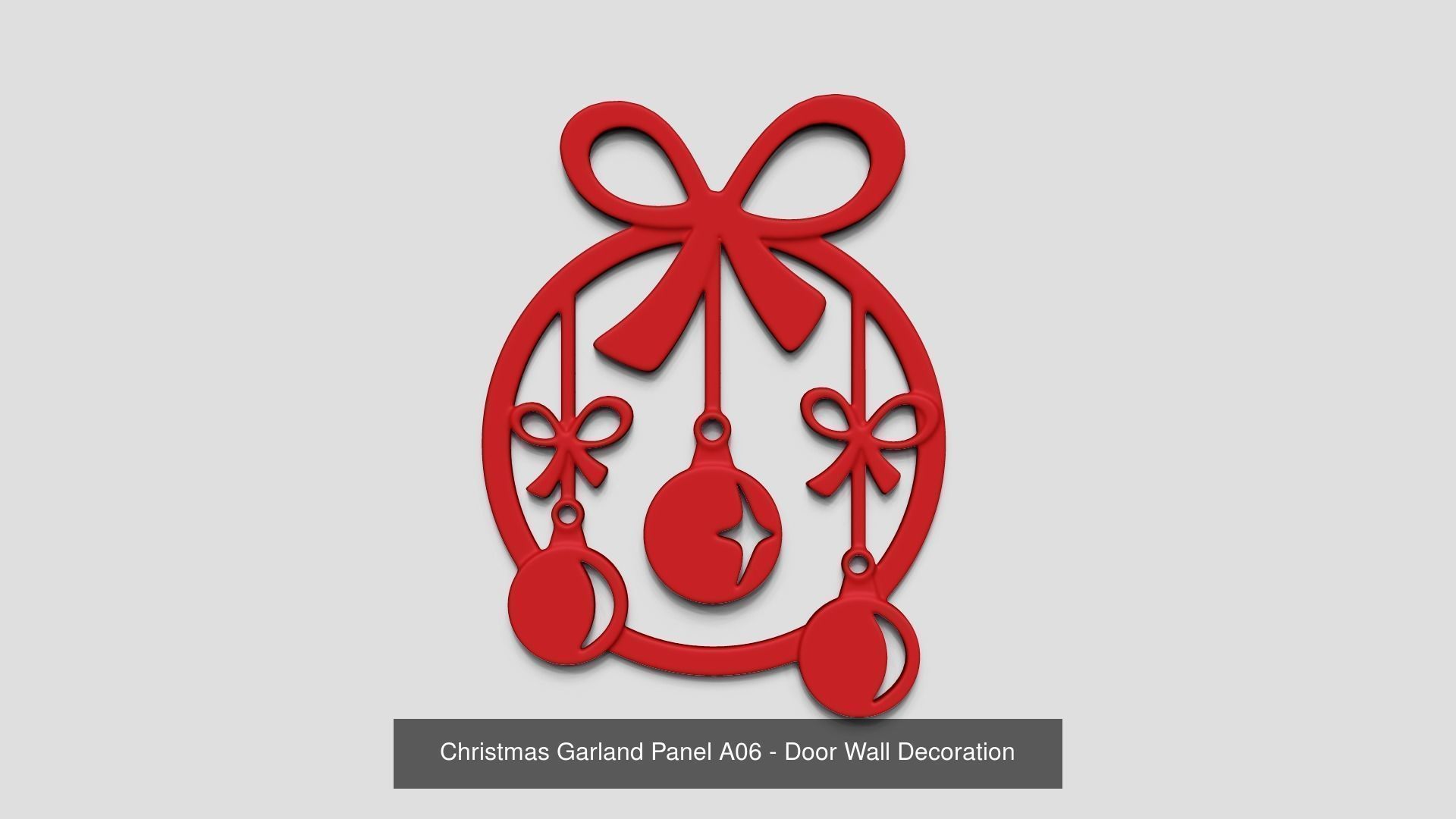 06 Christmas Garlands Panel Collection - Door Decoration _6