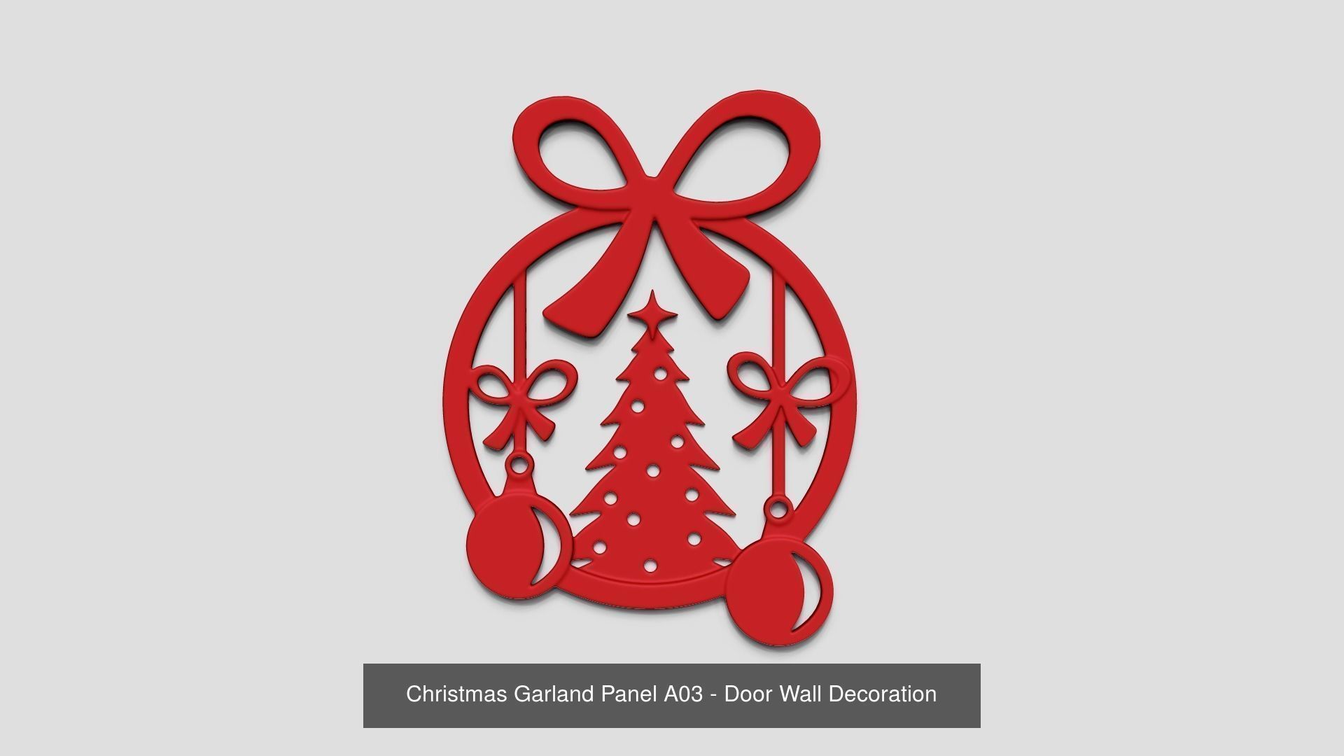 06 Christmas Garlands Panel Collection - Door Decoration _3