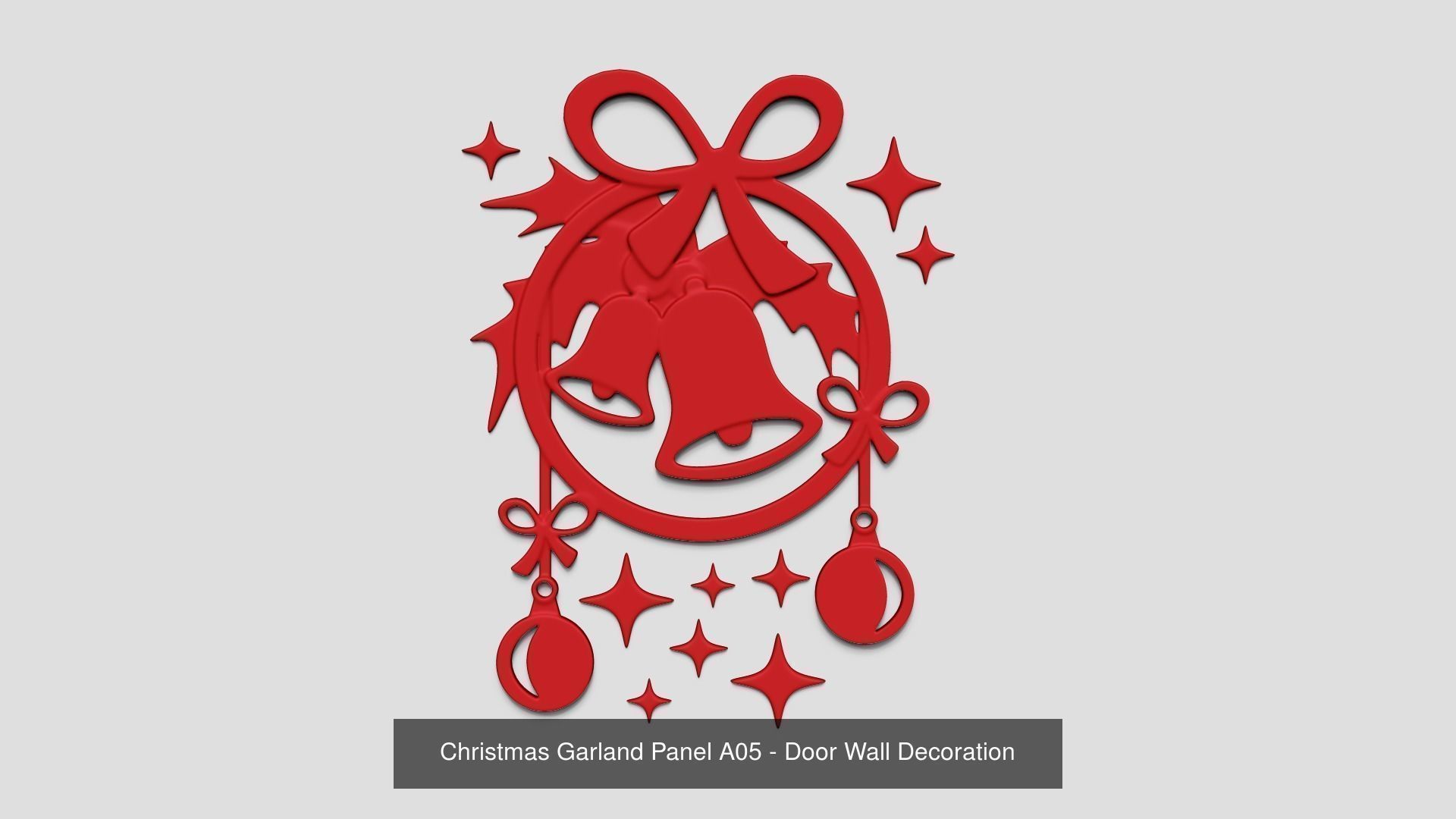 06 Christmas Garlands Panel Collection - Door Decoration _5