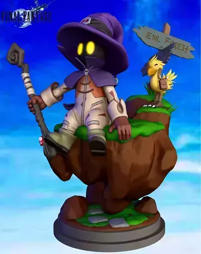 Vivi  and Chocobo  Final Fantasy