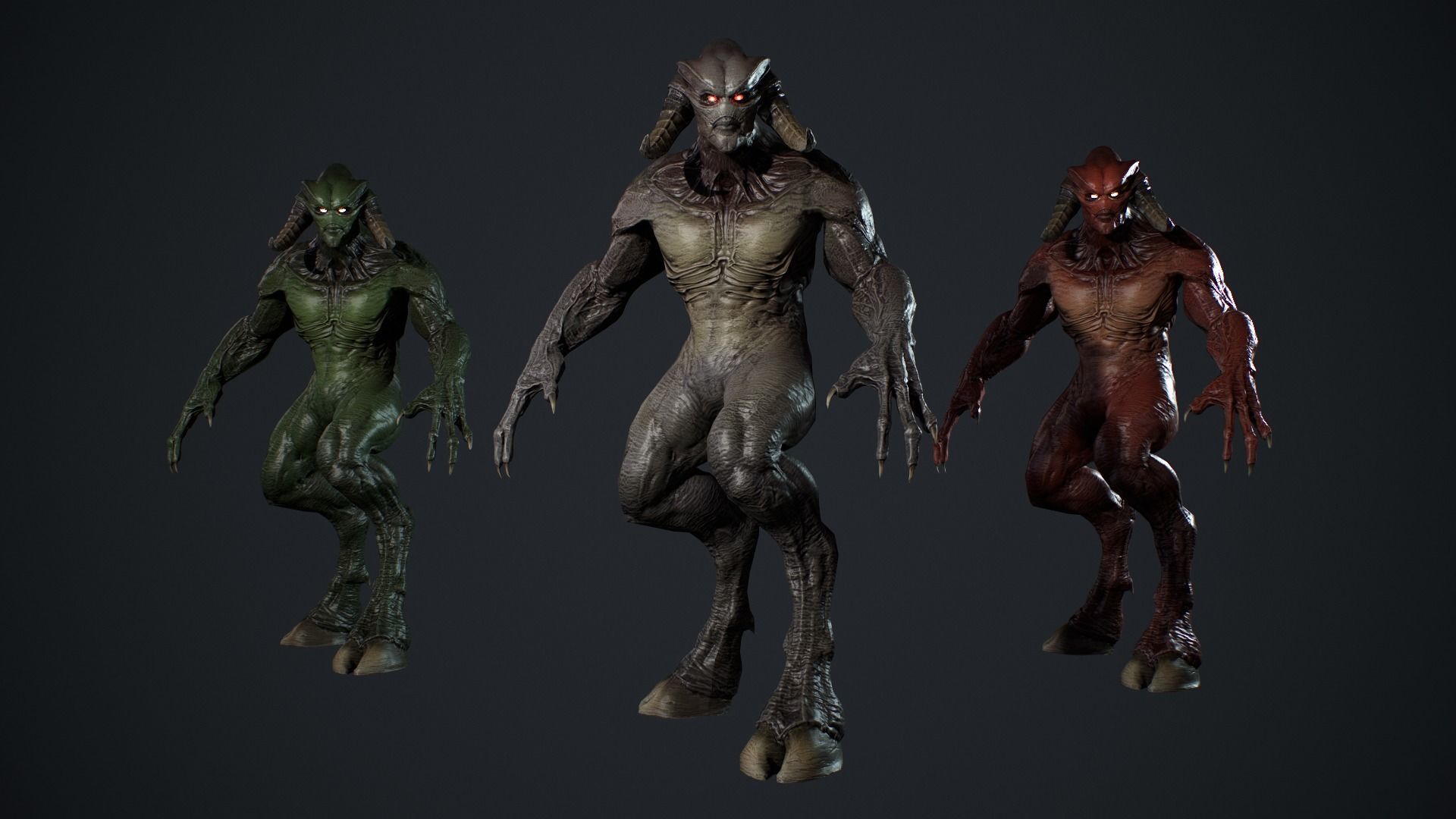 Hell Demon Pack 5 3D Model Collection_16