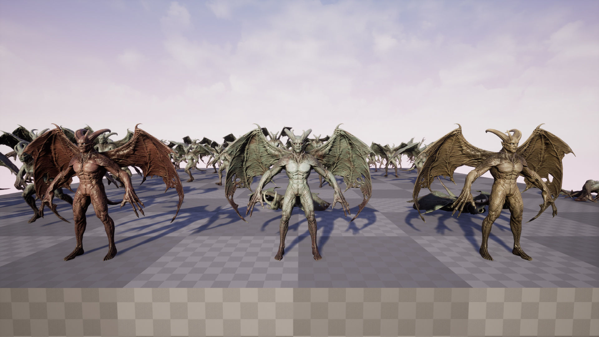 Hell Demon Pack 5 3D Model Collection_26