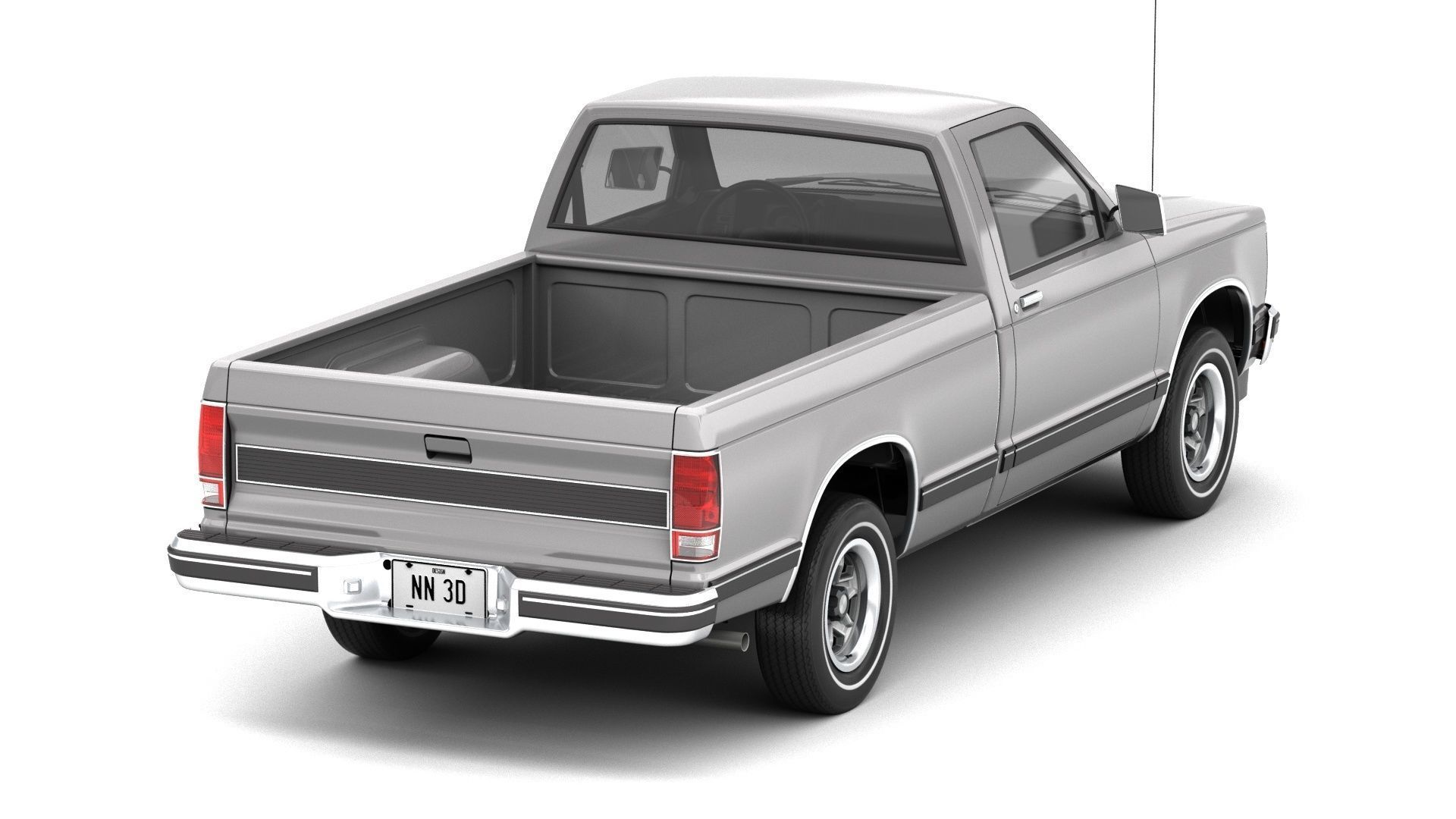 GENERIC PICKUP TRUCK 28 3D model_6