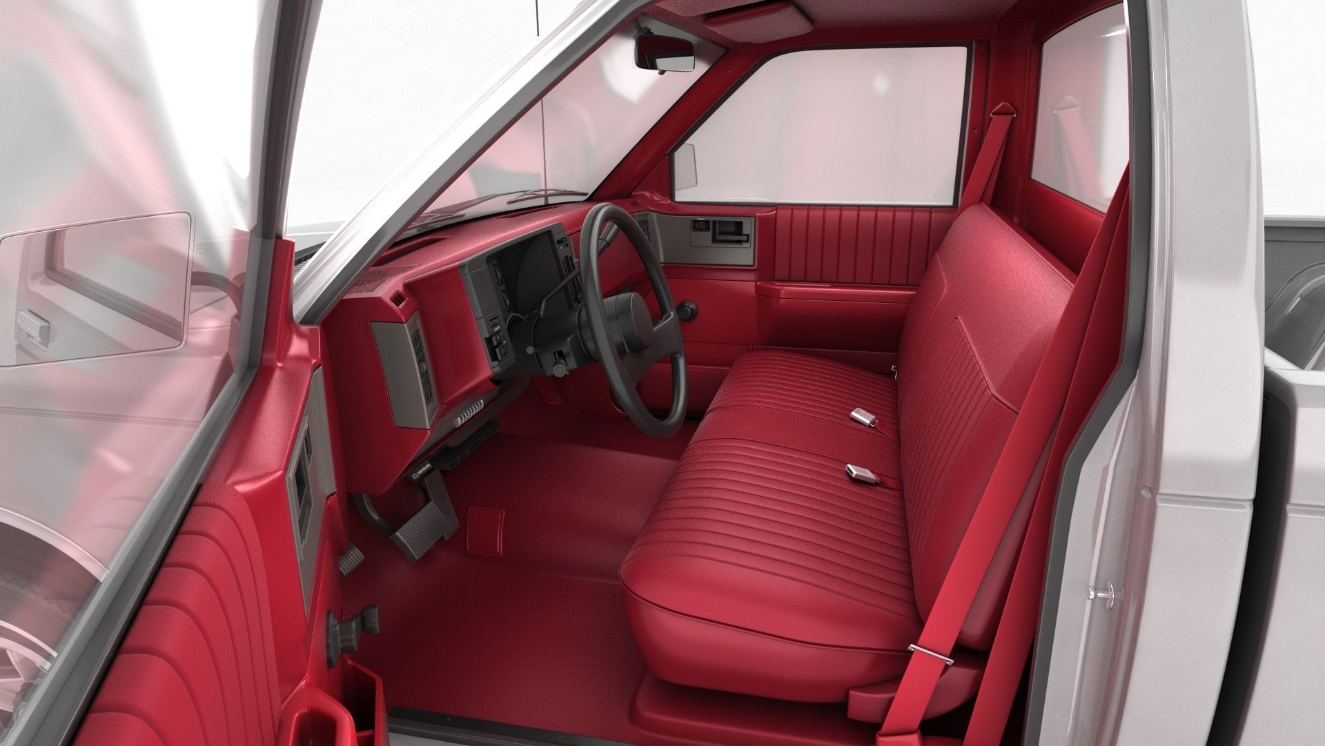 GENERIC PICKUP TRUCK 28 3D model_12