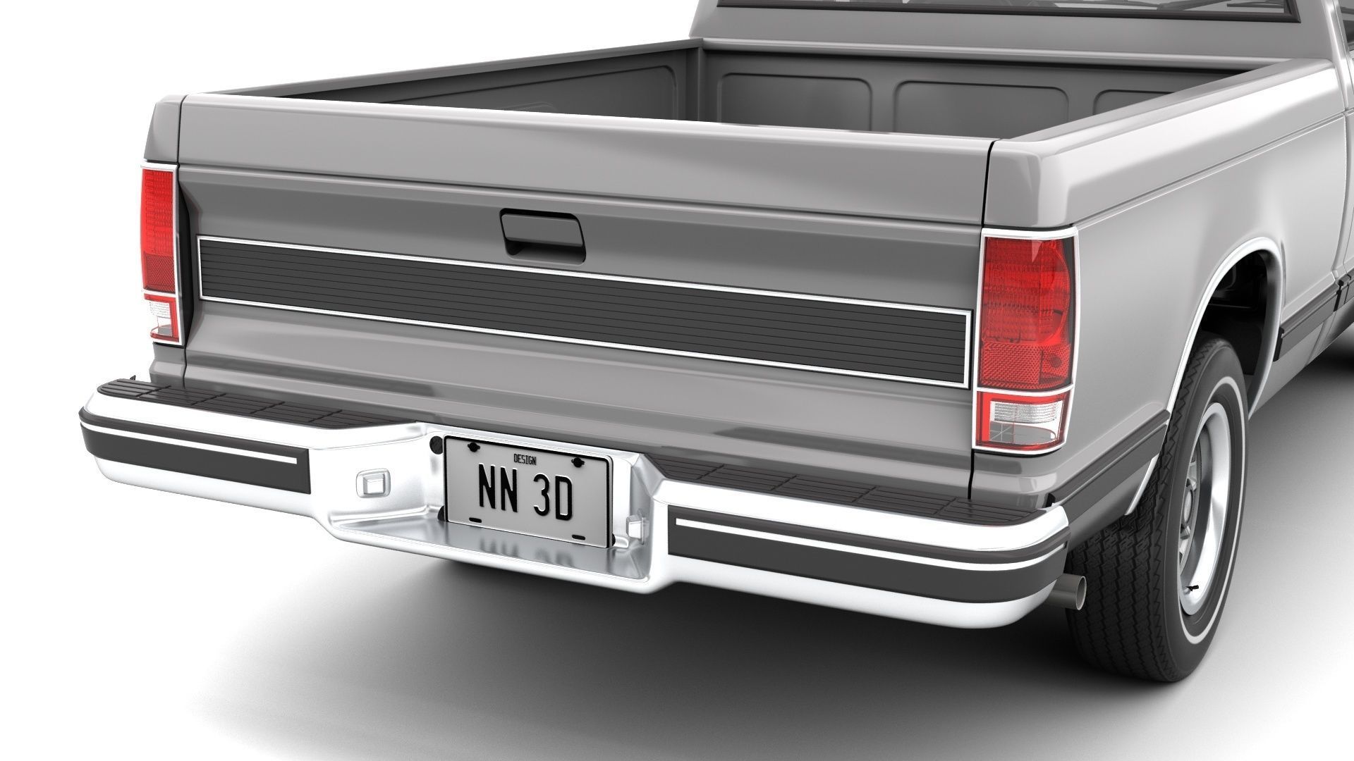 GENERIC PICKUP TRUCK 28 3D model_8