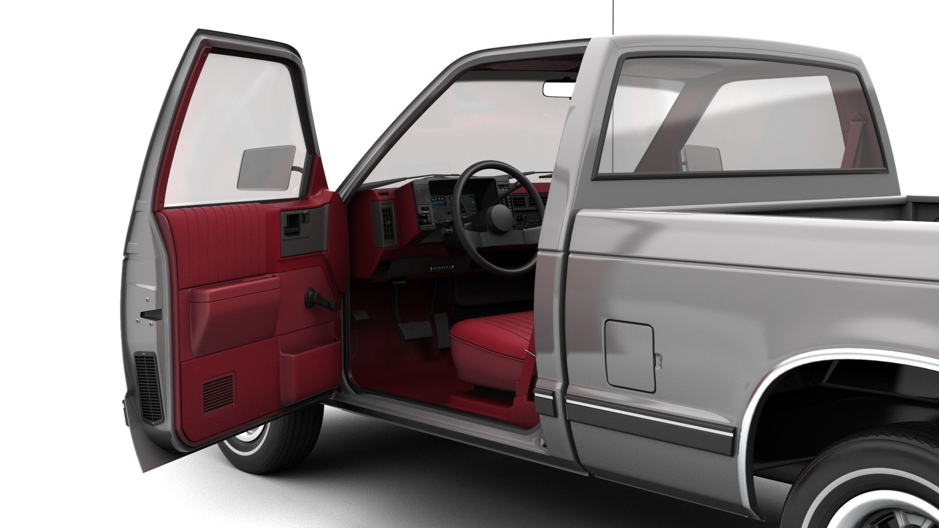 GENERIC PICKUP TRUCK 28 3D model_11