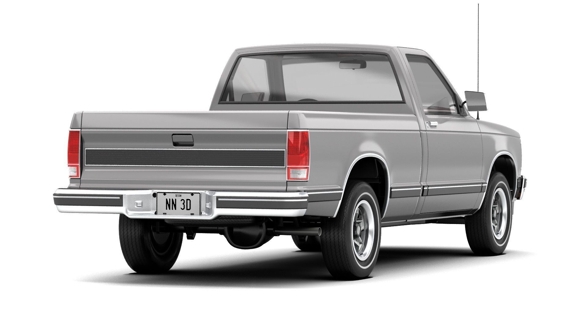 GENERIC PICKUP TRUCK 28 3D model_1